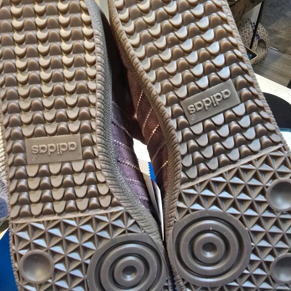 Adidas Originals Mens Samba OG Shadow Brown Chalky Brown Size 12 [JI3211] NEW - Picture 9 of 10